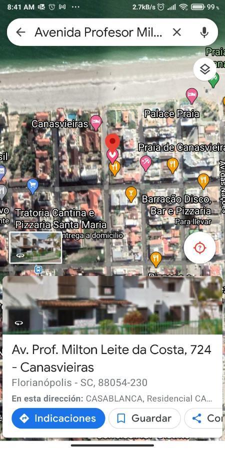 Apartamento Inteiro Dois Quartos Melhor Localizacao Pes Na Areia フロリアノポリス エクステリア 写真