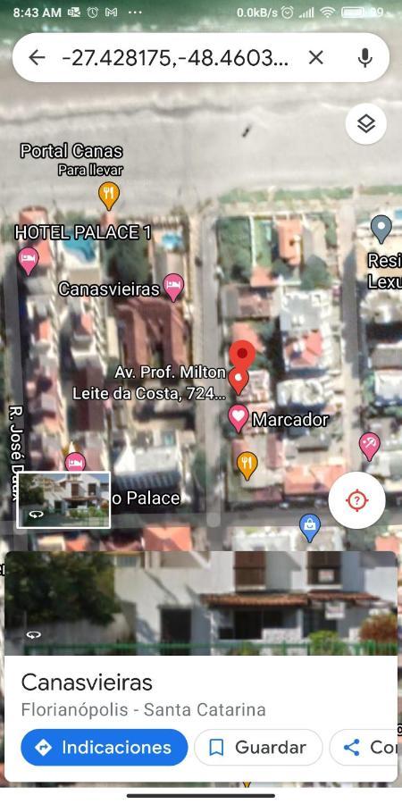 Apartamento Inteiro Dois Quartos Melhor Localizacao Pes Na Areia フロリアノポリス エクステリア 写真